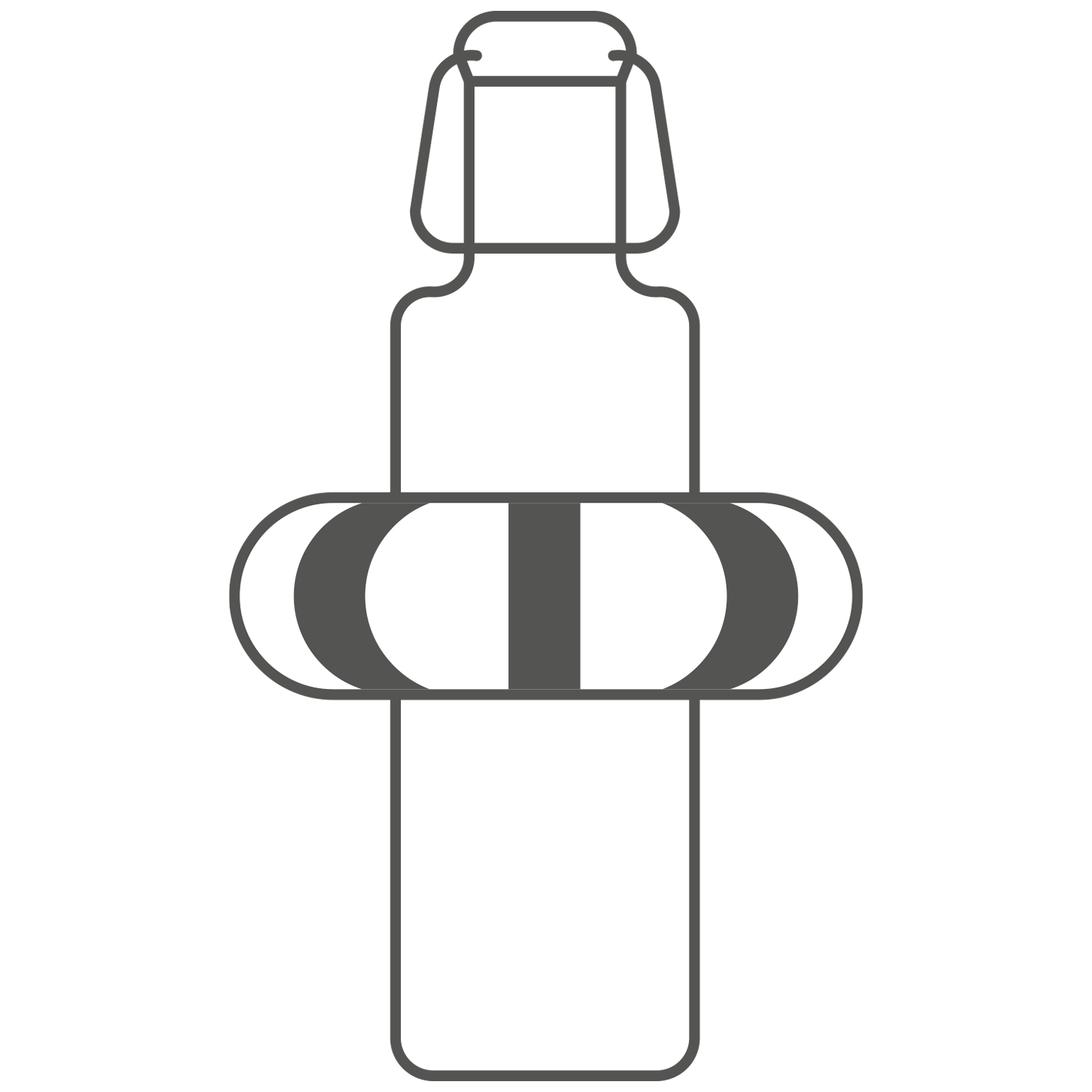 Icon plastikfrei Trinkflasche