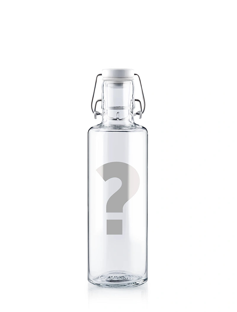 soulbottles Trinkflasche aus Glas B-Ware mit unterschiedlichen Motiven